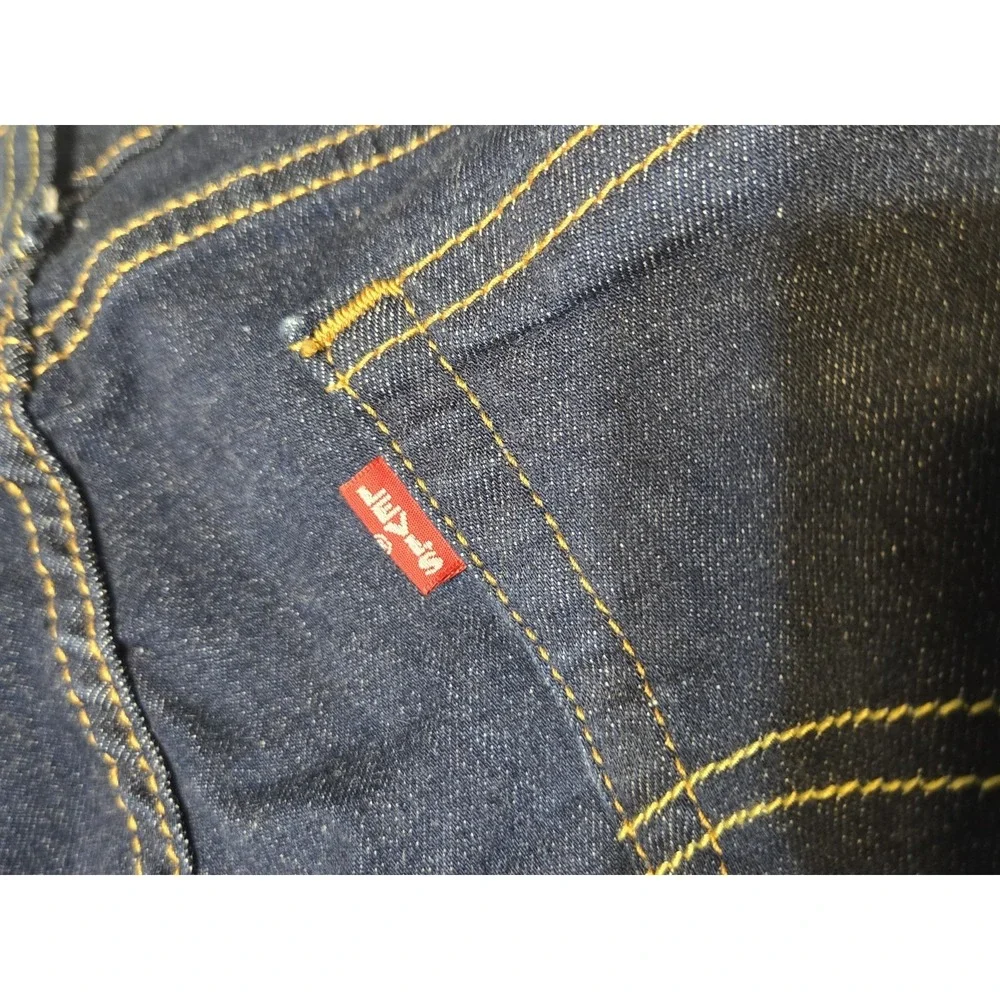 Levis 514 Straight Fit Mens Jeans Blue Denim Big E 26x27.5